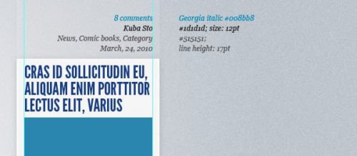 طراحی سایت افقی در فتوشاپ